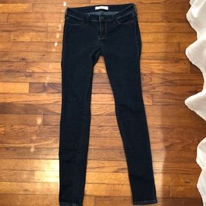 Low rise dark skinny hollister jeggings